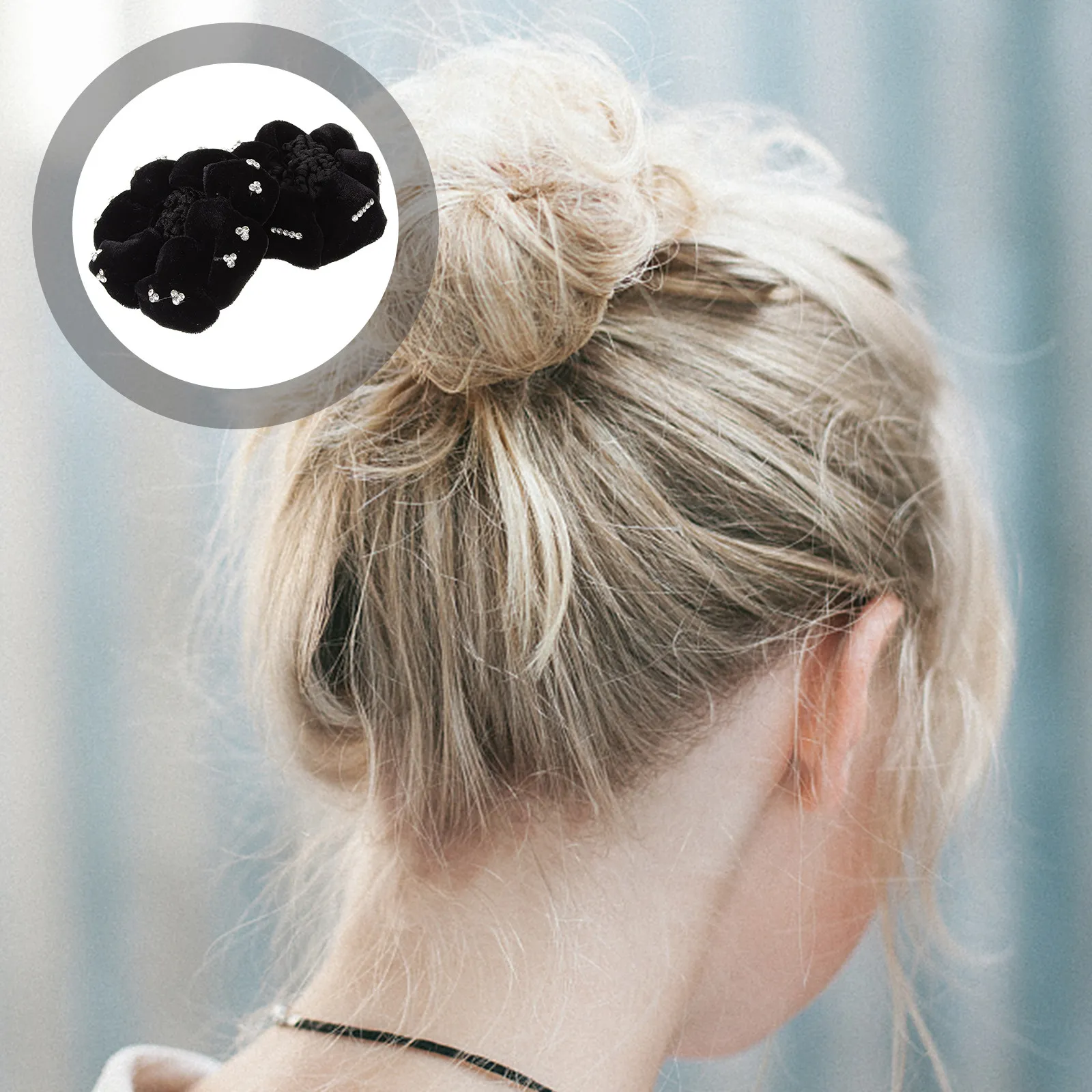 

4Pcs Hair Bun Cover Net Exquisite Hairnets for Women Nurse Dancer Waitress Hair Accessories Hairnets for Women