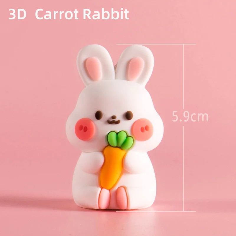 Cartoon Party Tier Kuchen Topper 3D INS Bär Osterhase Chinesisches Sternzeichen für Kinder Alles Gute zum Geburtstag Dekorationen Jungen oder Mädchen Geschenke – Detail 18