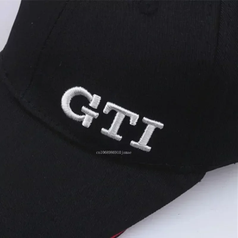 Fashion embroidery Letter GTI baseball caps solid wash cotton dad hats truck driver hat unisex visor high quality adjust bone