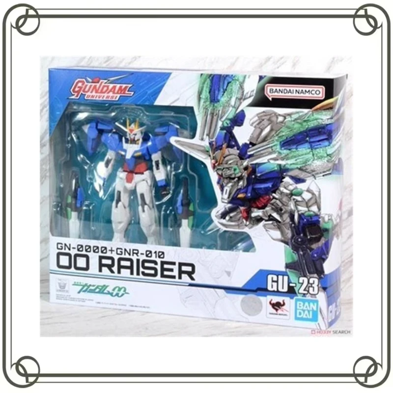 

BANDAI UNIVERSE GU 023 GUNDAM 00R Raiser Active Joint Collection Ornament Action Figures Model Kids Toy