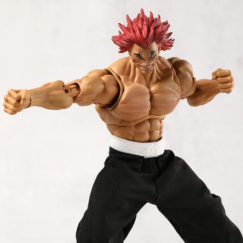 Tempestade Brinquedos Baki Hanma: Filho do Ogre Hanma Yujiro Action Figure, Estatueta de brinquedo colecionável, 1/12 Modelo