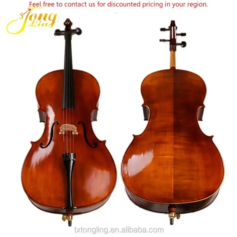 

Factory Wholesale Price High Grade Spruce Flame Cello
