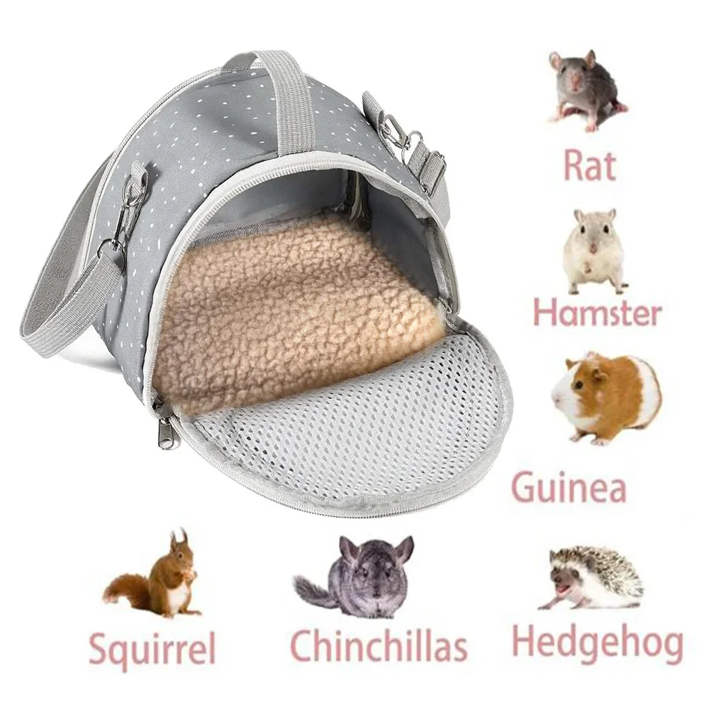 Hamster Bag Squirrel Take out Bag Hedgehog Out To Pack Honey Bag Chicken Four Seasons Outdoor Lizard Pet Oblique Straddle Bag