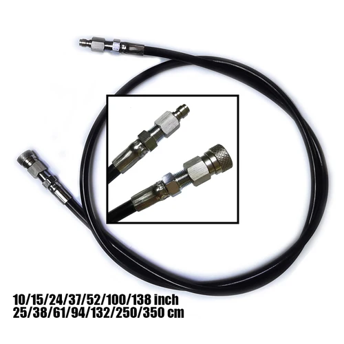 Manguera de carga, látigo de llenado remoto, extensión de manguera larga, extremo hembra y macho, desconexión rápida de 8mm, máquina de agua de Soda