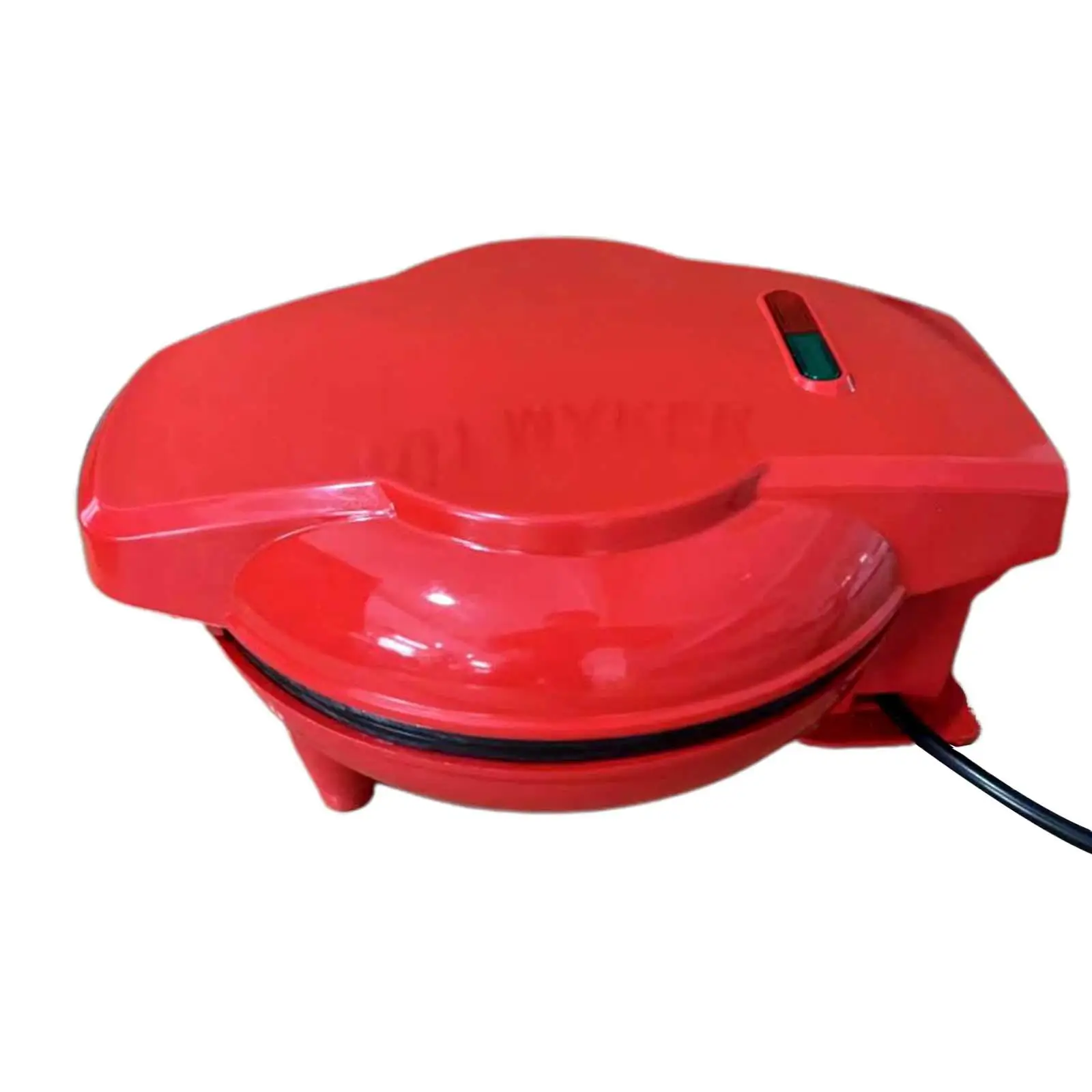 เครื่องทำ Alat pembuat Donat ขนมแบบไม่ติดพื้นผิวให้ความร้อนสองด้านพร้อมไฟแสดงสถานะโดนัททำขนมร้านขนม