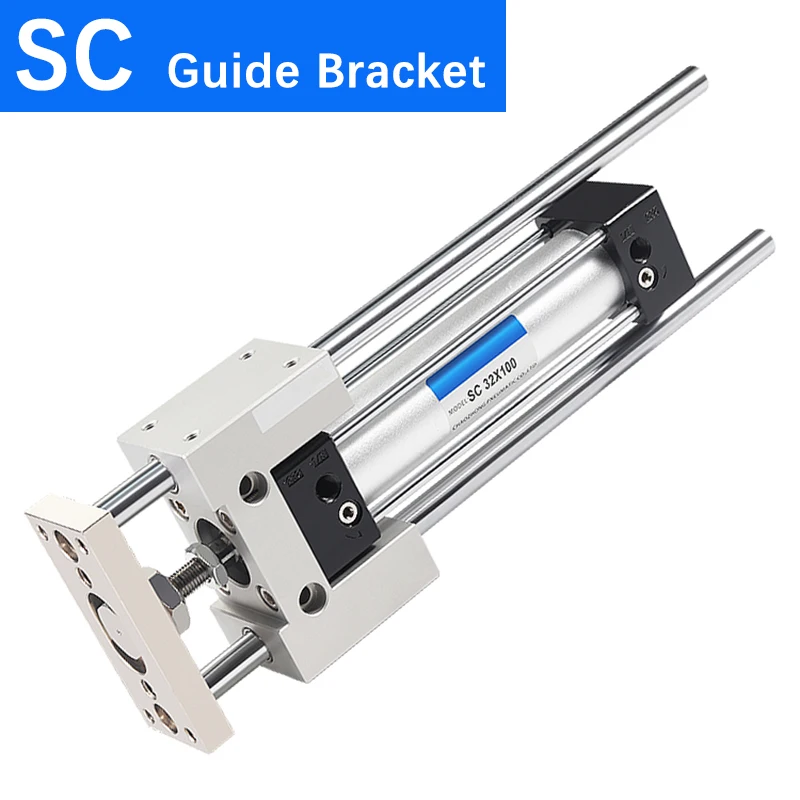 

SC32 40 50 63-50 75 100 200 300 400 500 Standard Cylinder Three-Axis Three-Guide Cylinder Guide Bracket Pneumatic Post