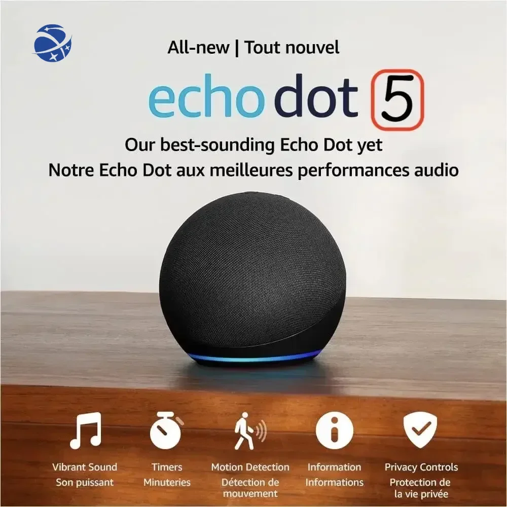 Original Alexa Echo Dot 5th 4th Generation Smart Speaker With Alexa Available For Sale With Complete Accessories At Great Price