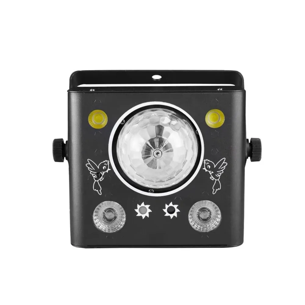 4 in 1 LED Laser Strobe Light Mini Stage Effect Lamp for KTV Party DJ Disco Bar Home Decoration Portable Multi Color Lighting