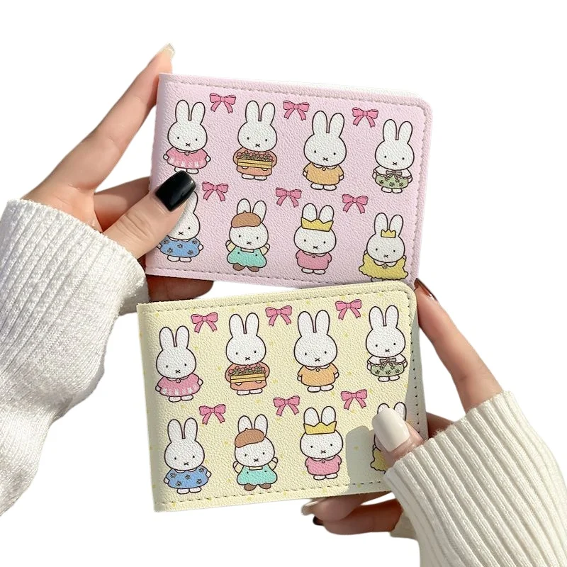 New Miffy Bunny Cute Creative Cartoon Pattern Car Driver's License Protective Cover Fashionable Multi-Card Storage Card Holder - view 2
