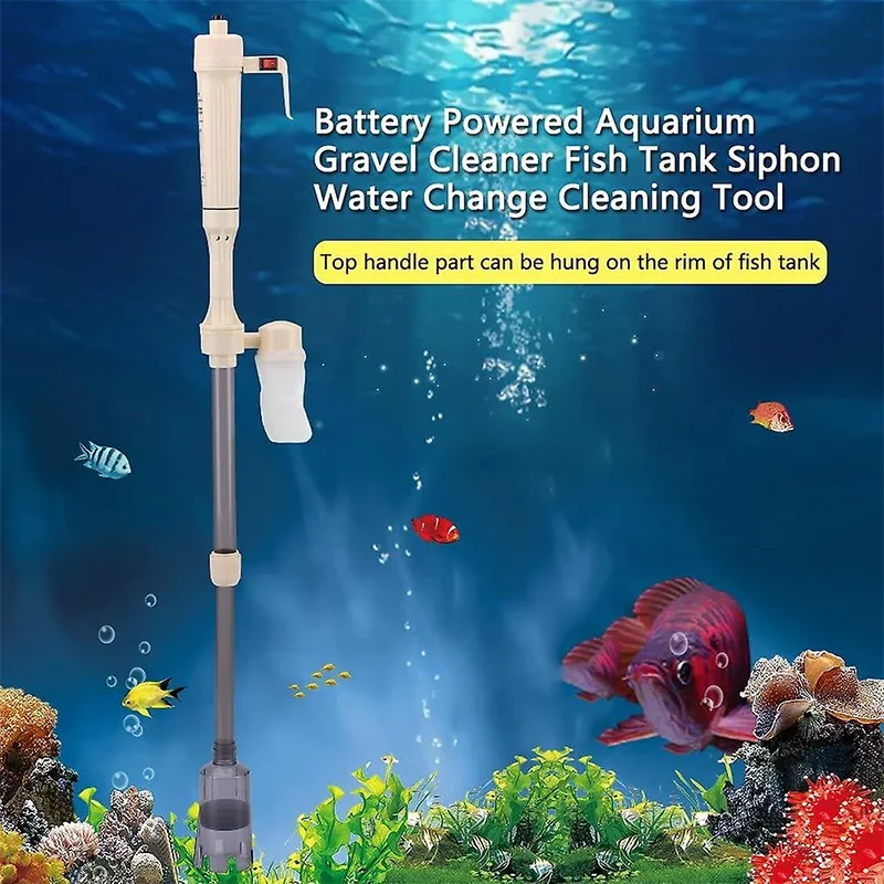 

Fish Tank Water Changer Automatic Cleaning Filter Electric Sand Washer Water Changer Aquarium Sand Washer Aquarium Supplies