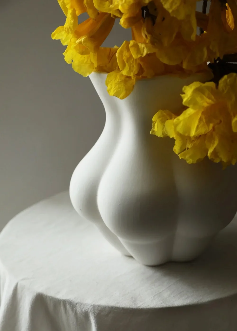 Matte Ceramic Vase Home Decoration Office Decoration Vase Decoration Girl Flower Pot Shooting Props Floreros