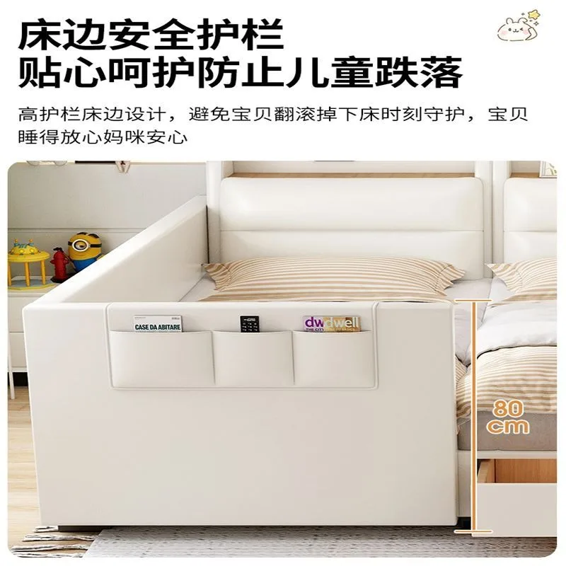 family of three or four, splicing multi-fnctional widening drawer, master bedroom storage