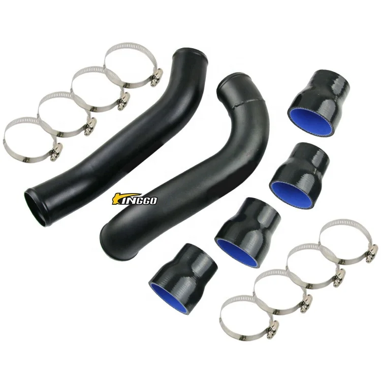 Cooling System Upgrade Hard Aluminum Piping Intercooler Kit for Dmax D-Max 3.0L 4JJ1 17-20