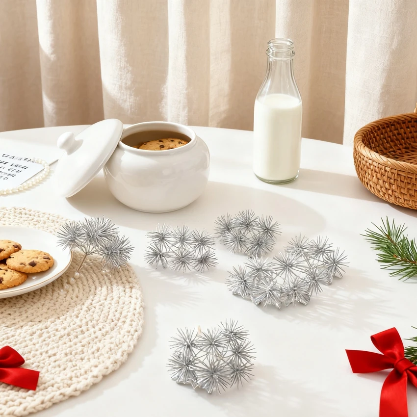 

Artificial Flowers Plants Home Room Christmas Tree Wedding Decor Bridal Accessories Clearance Yard DIY Celemony Pretty Gifts Box