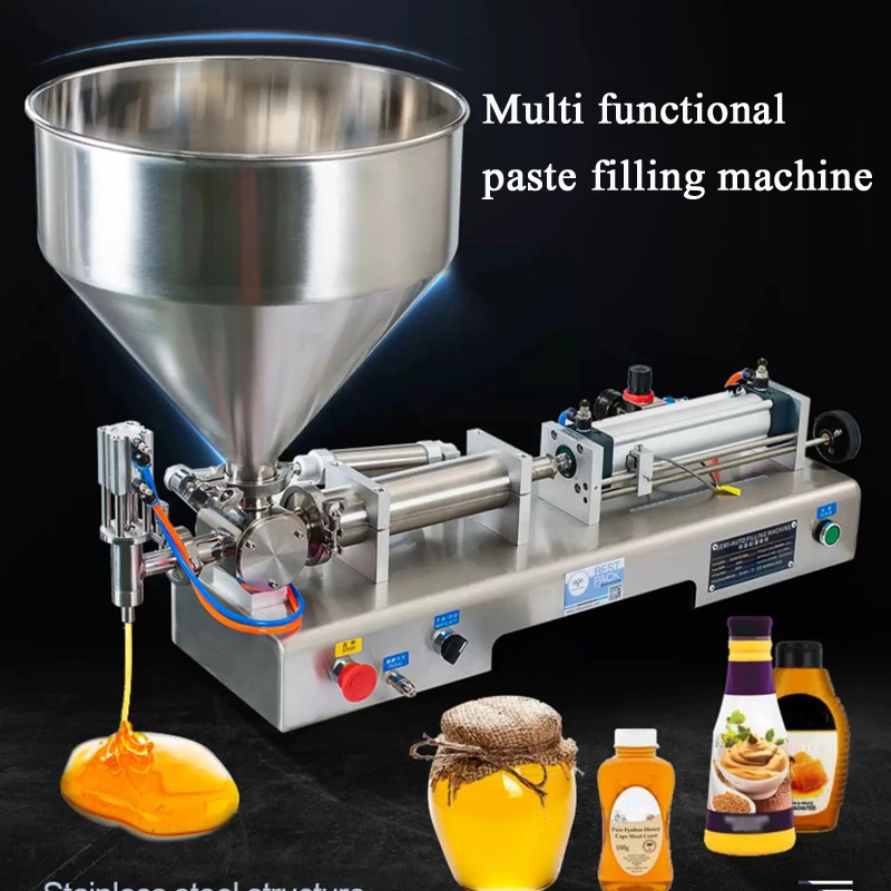 

Машина для розлива пасты PBOBP, наполнитель для крема, роторный насос для меда, вязкое жидкое арахисовое масло, полуавтоматическая