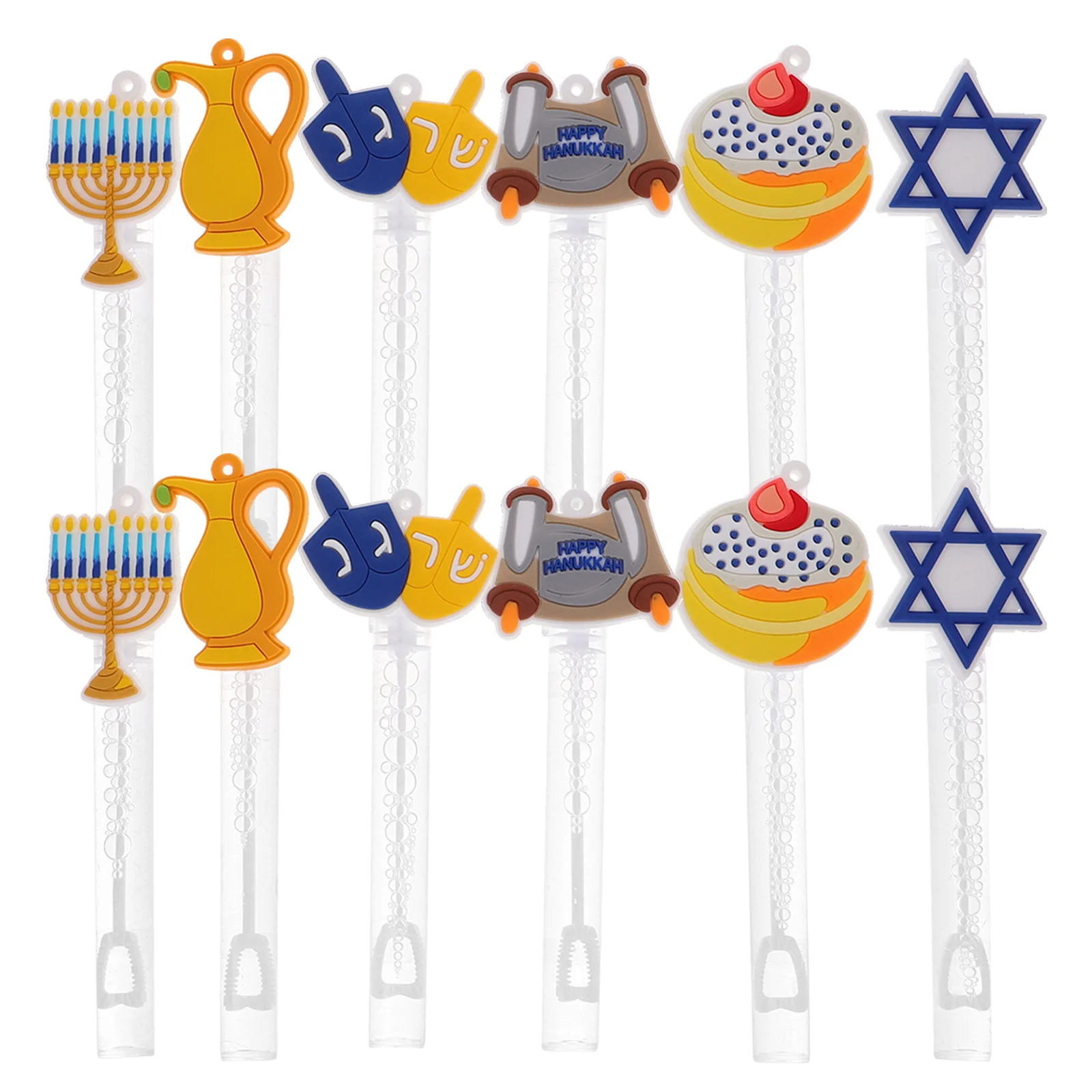 ชุดไม้เป่าฟองสบู่ 12 ชิ้น ชุดของเล่นเป่าฟองสบู่สำหรับเด็ก สนุกสนานในฤดูร้อน เหมาะสำหรับเล่นกลางแจ้ง แบบเติมได้ ดีไซน์การ์ตูน สำหรับการเล่นร่วมกัน