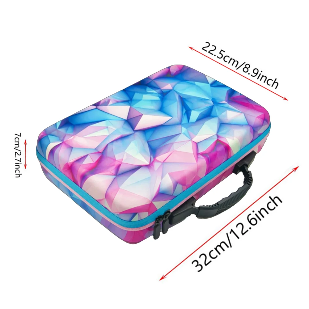 Butterfly Print Diamond Painting Storage Case with 27 Clear Organizer - Portable Craft Tool Kit for Beads, Jewelry & DIY Kits - view 4