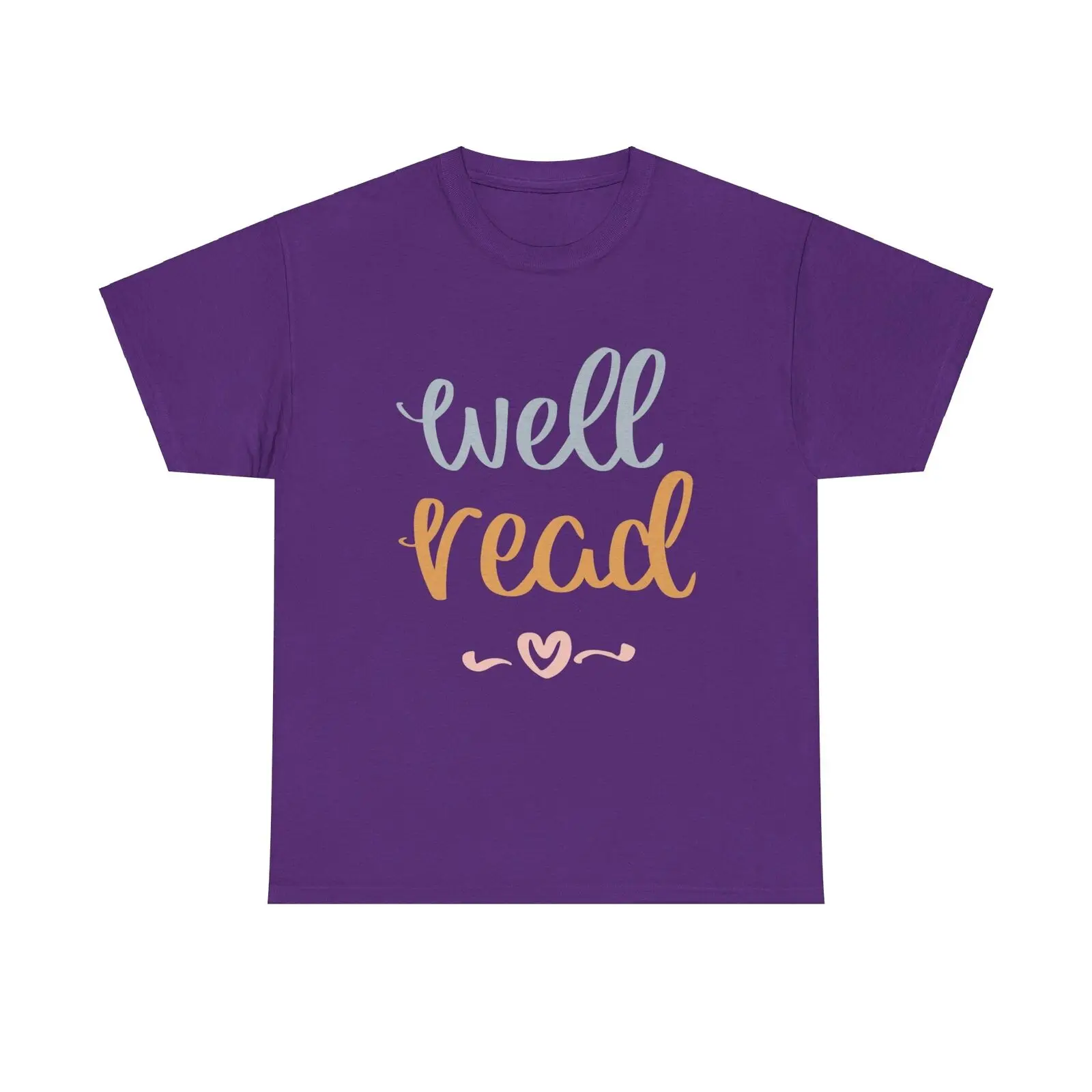 Well Read T-Shirt - cute heart reading bookworm study learning literature fan