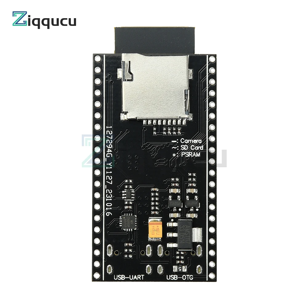 لوحة تطوير ESP32-S3-CAM - وحدة WiFi Bluetooth مع واجهة ESP32-S3-N16R8 المزدوجة من النوع C