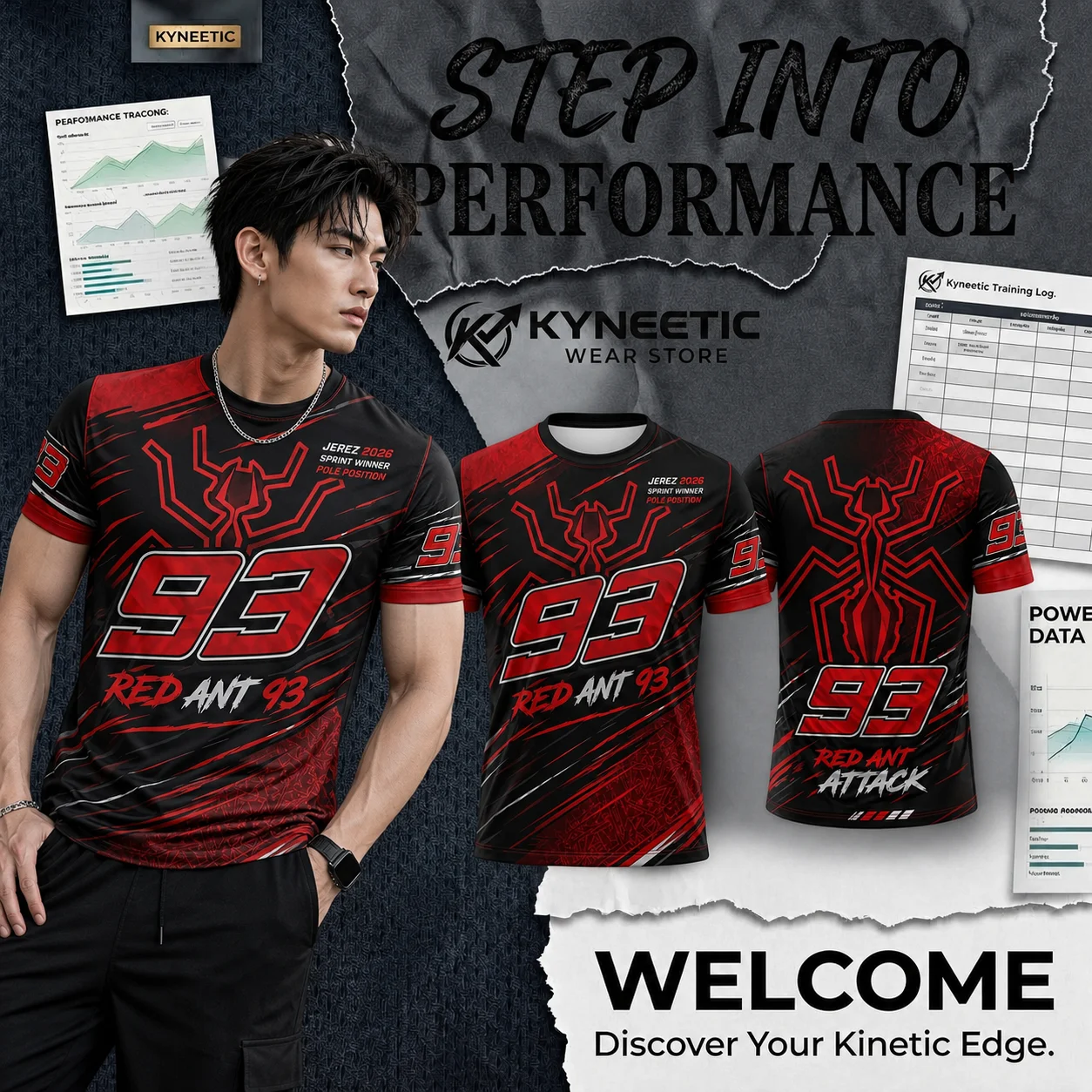 Cool Parent-Child Breathable Quick Dry T-Shirt Summer Streetwear Casual Crewneck Sports Tee Top Graphic Short Sleeve Pullovers