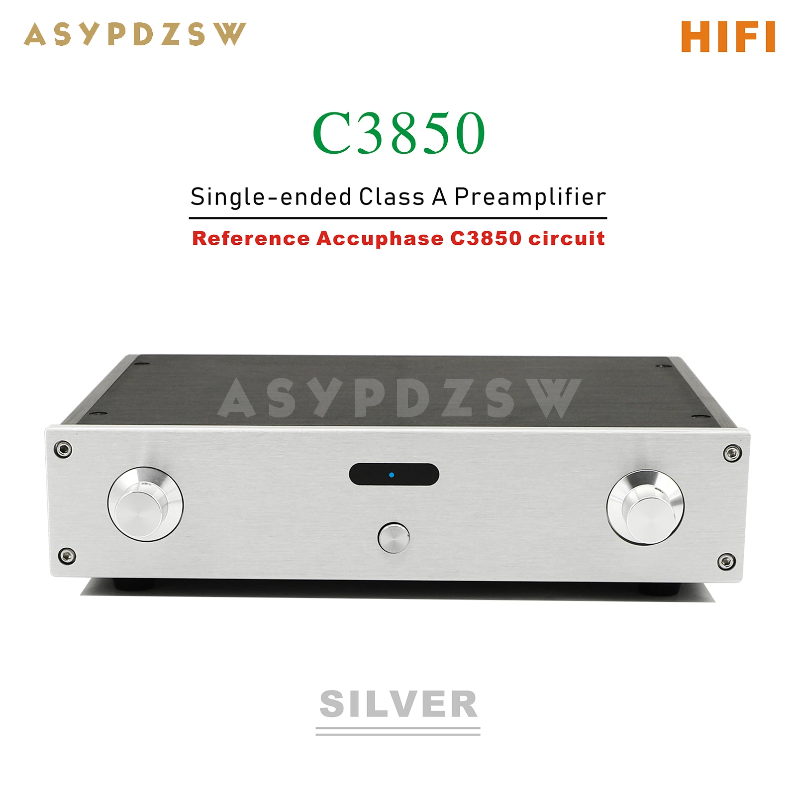 HIFI C3850 Single-ended Klasse A-voorversterker met 3-weg RCA-ingang Referentie Accuphase C-3850