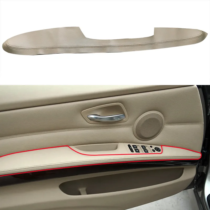 Driver's Door Armrest Leather Armrest Cover Fit BMW E90 2005-2011 Driver Side Door Handle Restoration