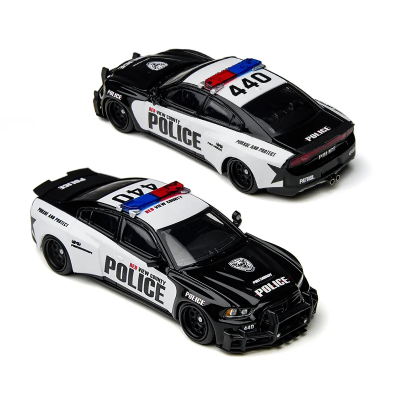 TM&PSC 1:64 Charger BRAWLER American-style police car alloy car model