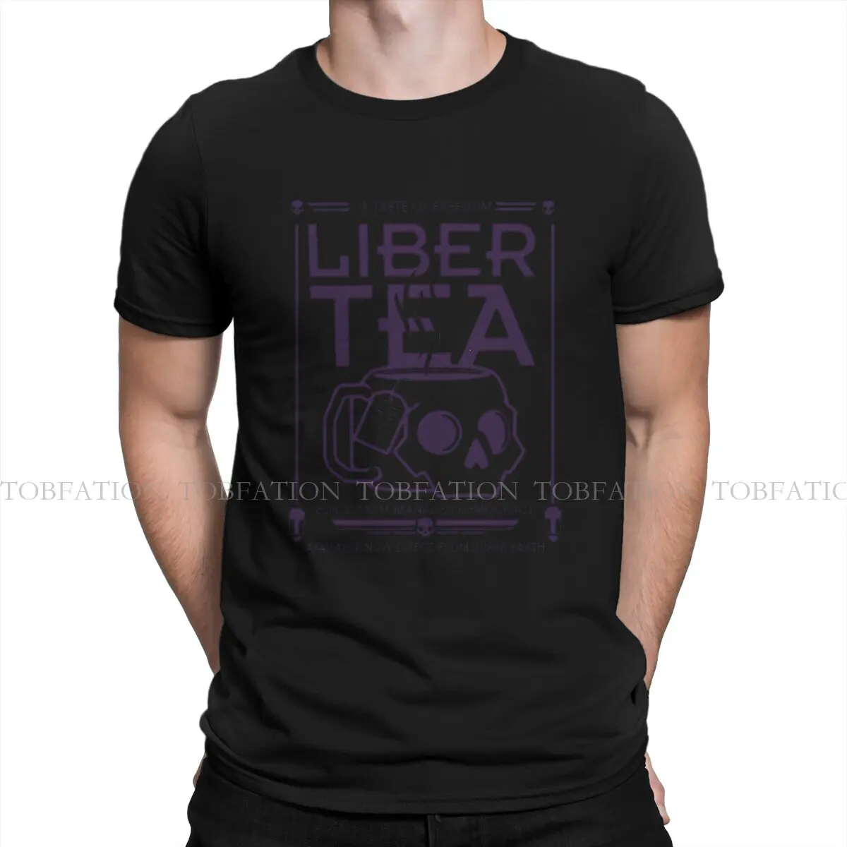 Libertea Maximum O Neck TShirt Helldivers Game Pure Cotton Basic T Shirt Men Clothes New Design