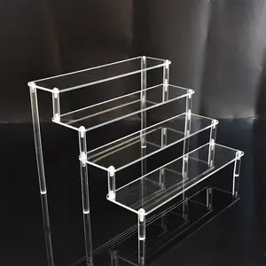 Acrylpuppenstanddisplay, Keramikspeicherregal, Tonstatuette, transparente Leiter, Make -up -Organisationsschelf 10 Hauptverkaufsregal -Schlafzimmer - №3