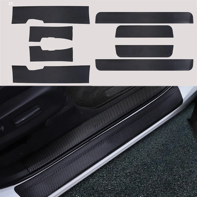 

For Nissan Qashqai J11 2021 Exterior Interior Leather Door Pedal Bumper Scratch Protector Sill Threshold 2016-2019 2020