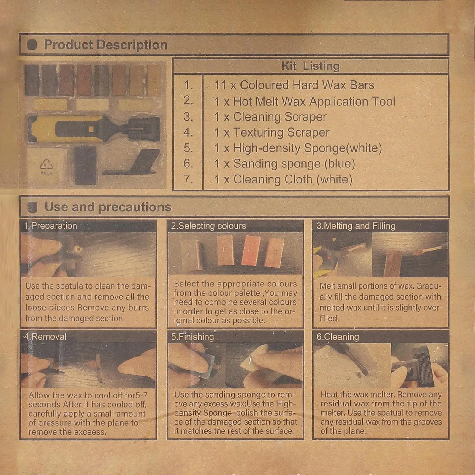 

Laminate Floor Repair Kit Repairing Manufacturing Cracks Repair Melting Tool Floor Scratch Repair Tools
