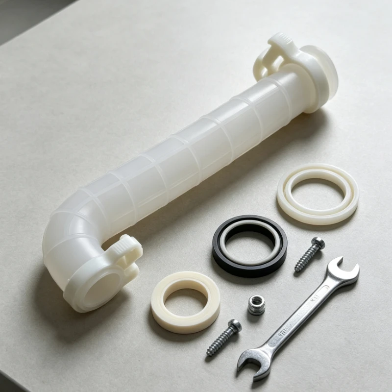 Smart Toilet Flush Pipe PP Antiaging Toilet Pump Connection Pipe Portable Durable Water Jet Pipes Bathroom Accessories Home