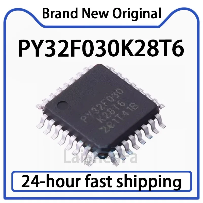 10 قطعة PY32F030K28T6 LQFP-32 ARM Cortex-M0 32 بت متحكم MCU الأسهم الأصلية