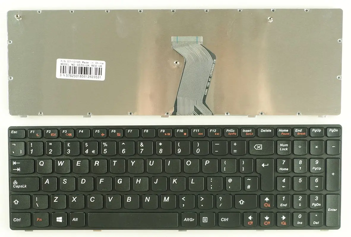 EUA/RU/SP/GR/FR Novo teclado de laptop PARA LENOVO G570 Z560 Z560A Z560G Z565 G575GX Z560GL G570A G770 G780