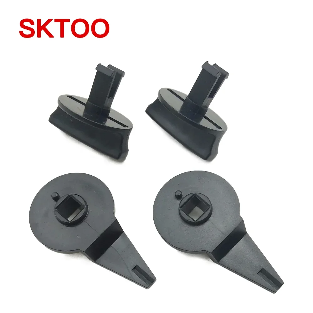 4pcs SKTOO for Volkswagen Touran trunk box Luggage lock Tail box buckle Triangle warning card bracket knob 1T0 867 468