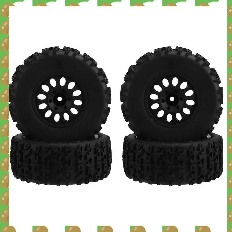 T36C RC Wheels And Tires 4PCS 1/10 Scale RC Short Course Truck Tires For 4X4-2WD Slash Arrma Senton Tires
