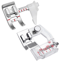 Adjustable Guide Ruler Presser Foot Adjustable Bias Tape Binding Foot For Singer Brother Household Sewing Machine Accessories