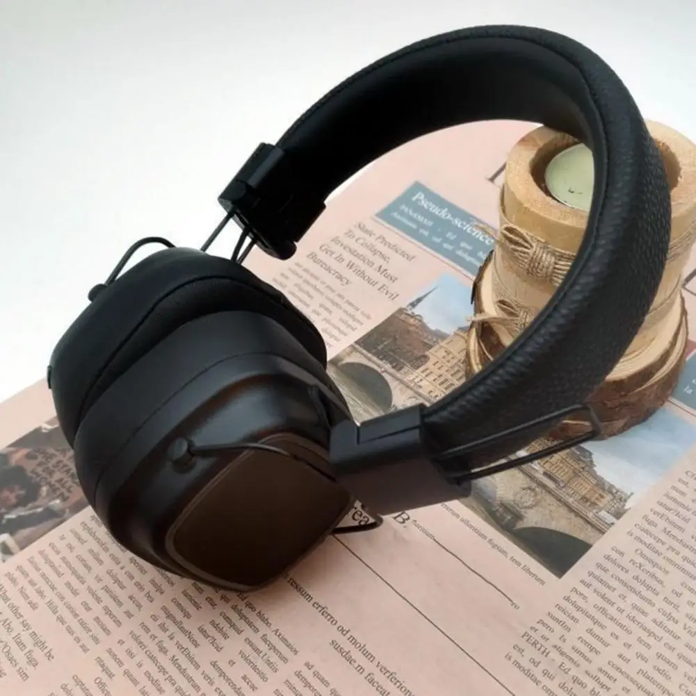 인체공학적 무선 헤드셋, 액티브 노이즈 감소, 음악 통화용 헤비 블루투스 호환, 빠른 연결