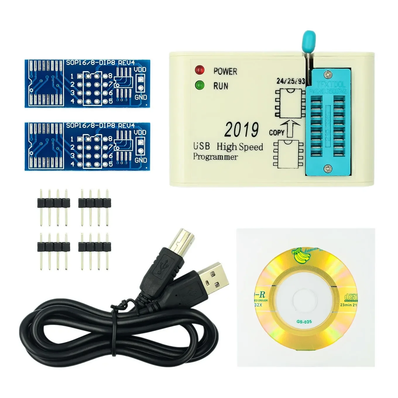 ราคาโรงงาน! ใหม่ล่าสุดรุ่น EZP 2019 ความเร็วสูง USB SPI โปรแกรมเมอร์ Support24 25 93 EEPROM 25 แฟลช BIOS ชิป + 5 ซ็อกเก็ต