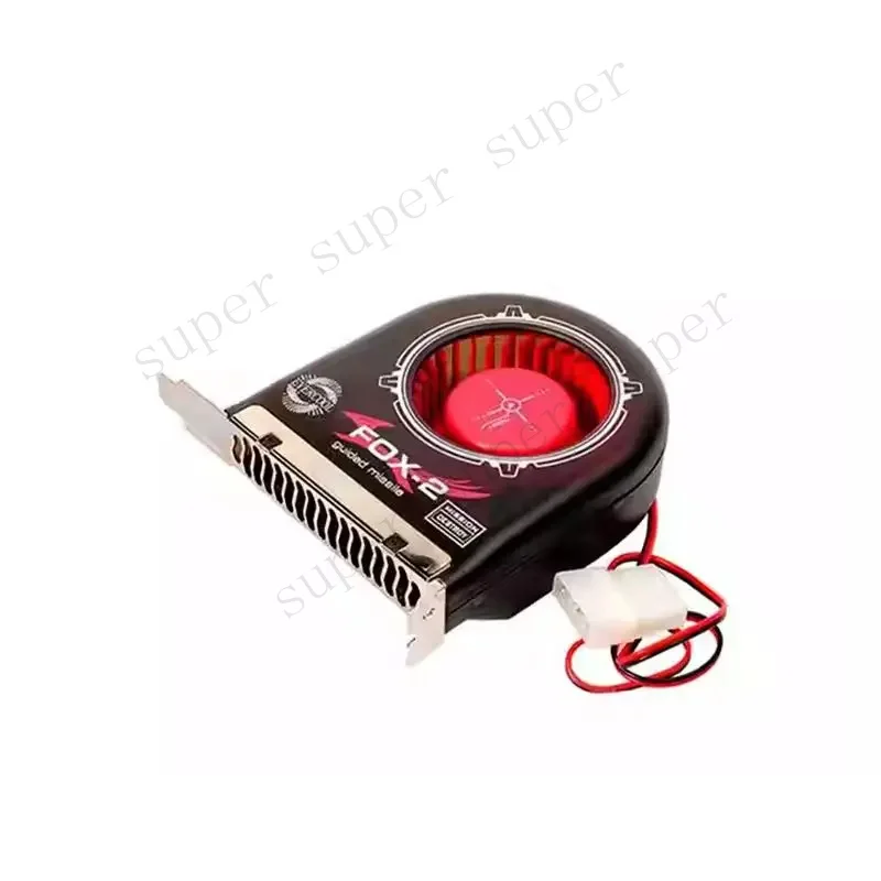 FOX-2 System Blower Computer Chassis Exhaust Cooling Fan PCI Slot Bit Fan Cooler Long Life Bearing Design High Air Flow