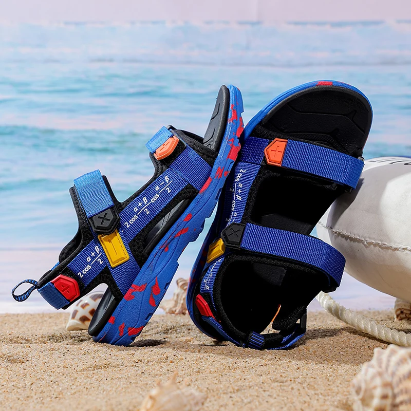 

Children Girls Boys Sandals Child Beach Sandals New Non-slip Soft Bottom Breathable Boys Shoes Lightweight Kids Shoes