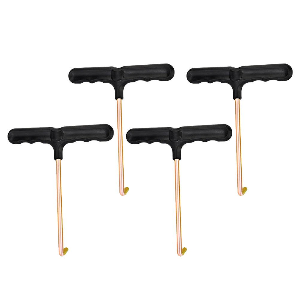 

4 Pcs Shoelace Tightener Ice Hockey Skate Accessories Spring Figure Laces Plastic