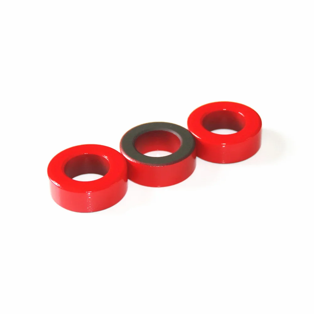 T130-2 Iron Ferrite Toroid Cores 33*20*11 mm For Inductors Iron powder Core Red Ring Low permeability