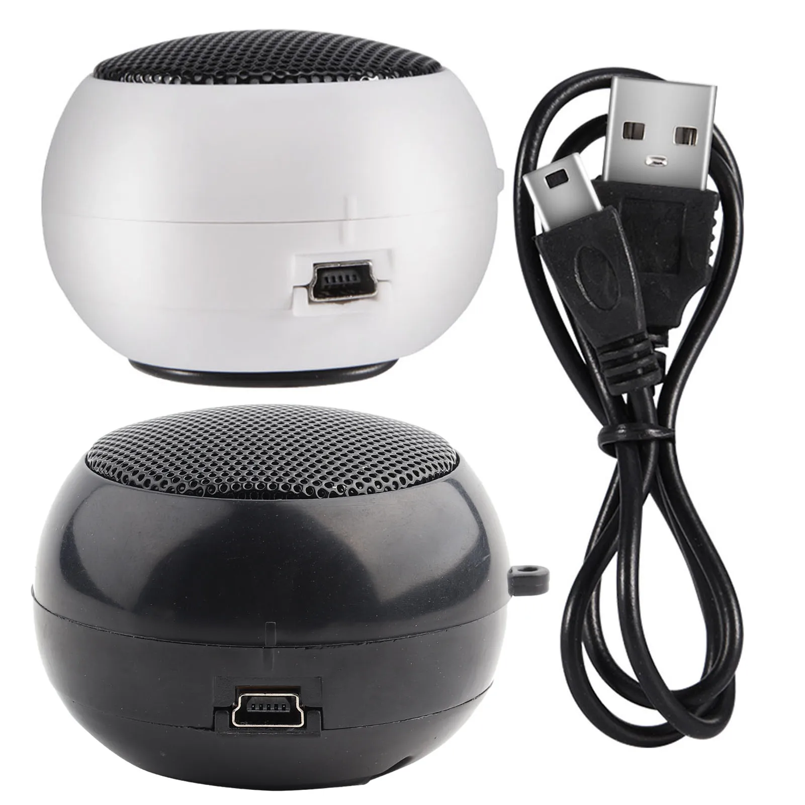 Mini altavoz portátil de viaje de 3,5 mm con batería integrada para teléfono móvil MP3 PC