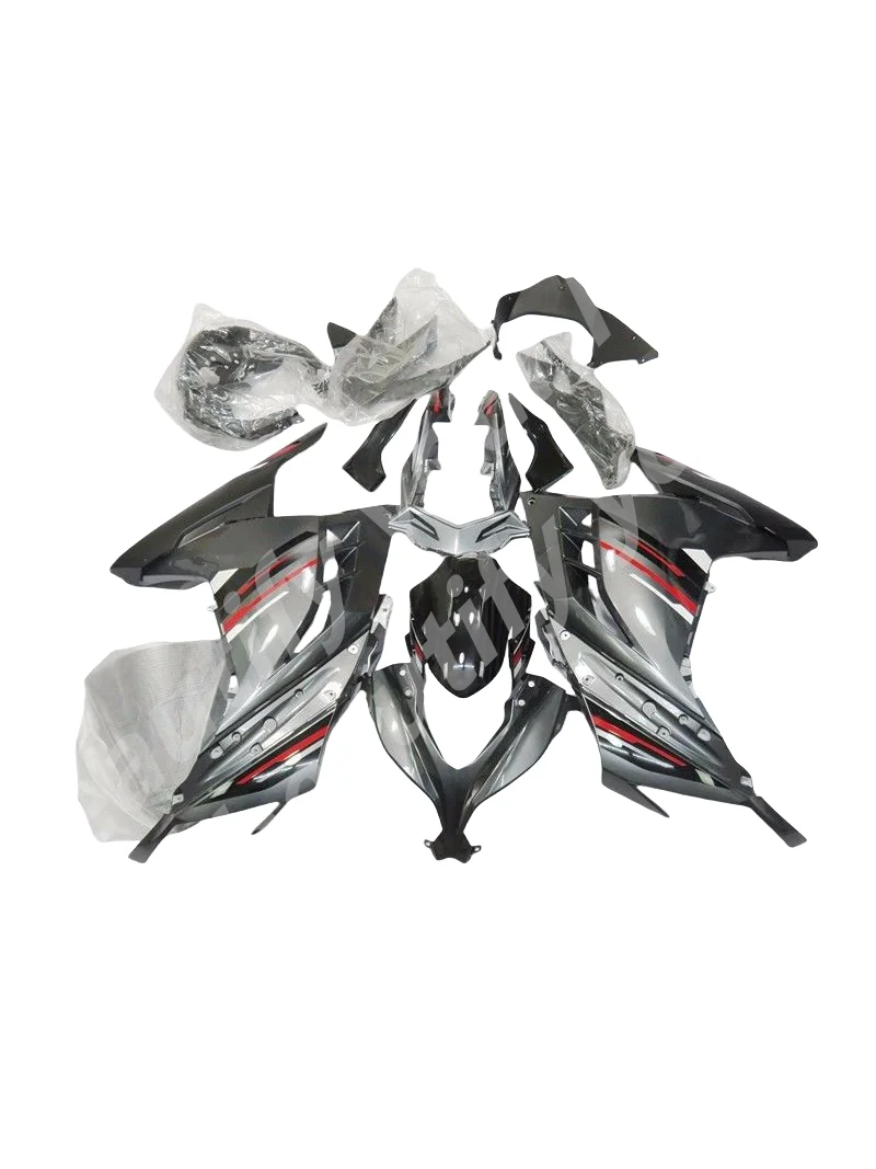 Best Price New ABS Injection silvery Red Fairing Kits For KAWASAKI Ninja 300 2013-2015 EX300 NINJA300 2013 2014 2015