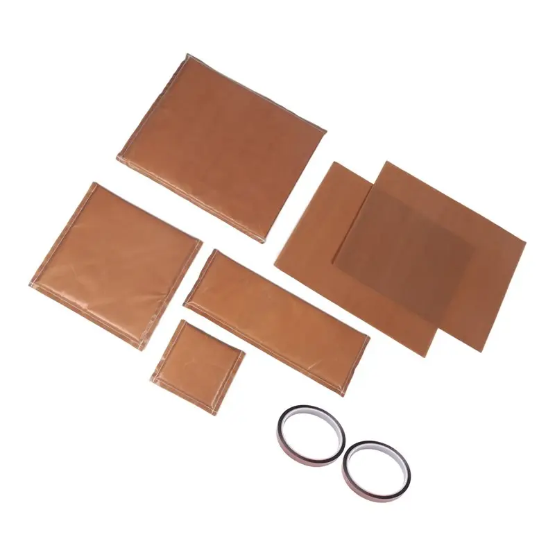 N82R 8 Pack Heat Press Pillow Mat Kit, 4 Size -Heat Pressing Transfer Pillows, 2 -Sheets And 2 Tapes