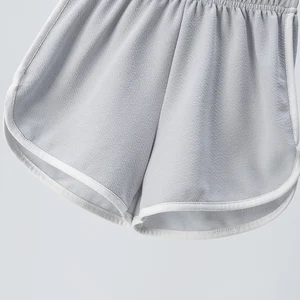 Comfortable shorts for boys and girls, casual children's shorts, warm monochrome pants, summer 10 Main Board of Sales - №4