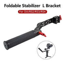 Foldable L Bracket for DJI Ronin RS4 RS3 PRO Mini RS2 Camera Gimbal Stabilizer Extension Magic Arm  Handle Sling Grip Mounting