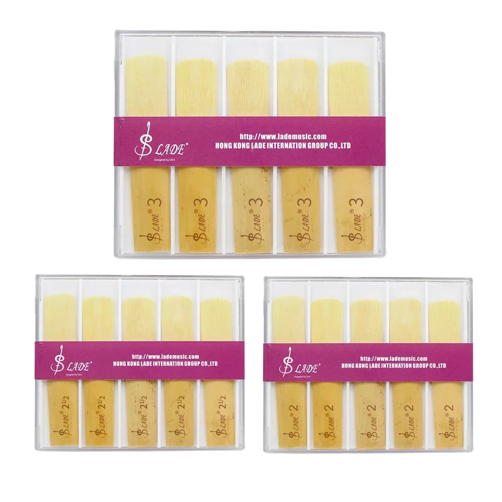 SLADE Saxophone Reeds Clarinet Reeds 2.5 Strength Reeds for Soprano Alto Tenor Sax Clarinet Woodwinds Instrument Accessories