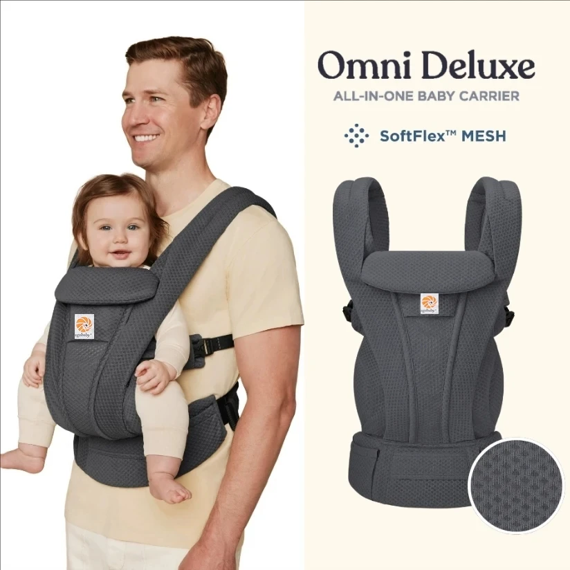Egobaby Omni Deluxe Baby Carrier Breeze Ergonomic Backpacks Holder Shoulder Waist Belt Sling Suspenders 360